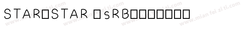 STAR+STAR (sRB)字体转换